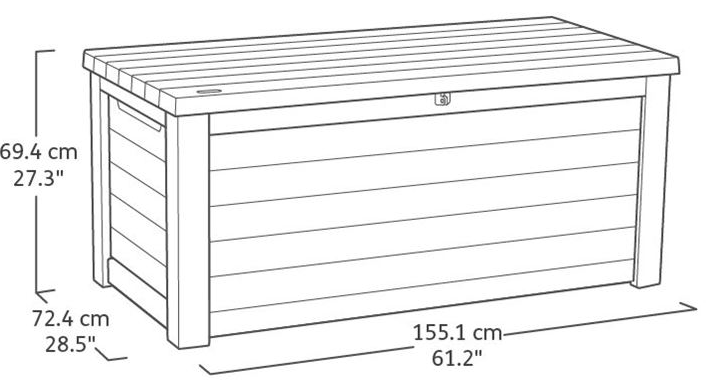 Storage box dimensions image